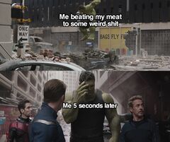 Regretful Hulk meme #3