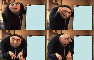 Gru's Plan: blank meme template