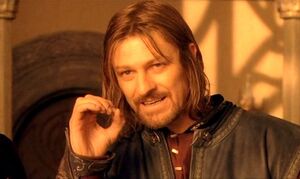 One does not simply X: blank meme template