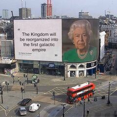 Queen Elizabeth On A Billboard meme #4