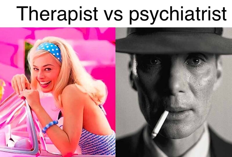 File:Barbie vs Oppenheimer meme 1.jpg