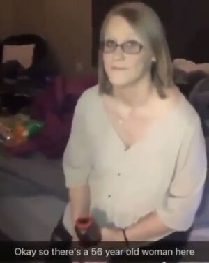 Okay So There's a 56 Year Old Woman Here: blank meme template