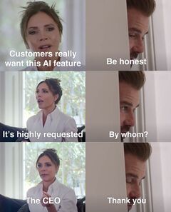 David Beckham's «Be Honest. Thank You.» meme #4