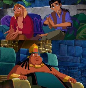 Tulio And Miguel Lying To Chief Tannabok: blank meme template