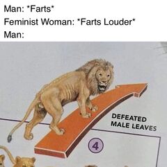 Defeated Male Leaves meme #1