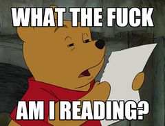 Winnie the Pooh Reading meme #1