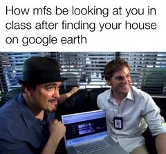 Dexter and Angel Batista On a Computer meme #2