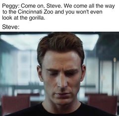 Steve Rogers Going Through History meme #3