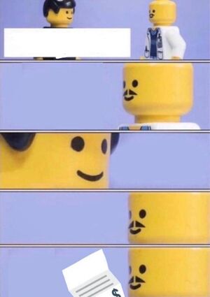 Lego Doctor: blank meme template