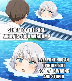 Senpai of the Pool meme #3