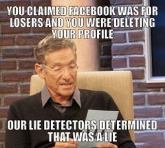 Maury Lie Detector meme #2