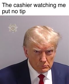 Donald Trump's Mugshot meme #3