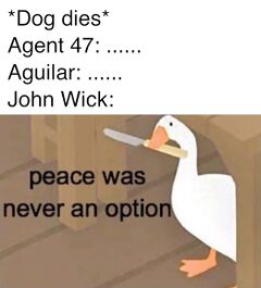 Peace Was Never an Option meme #2