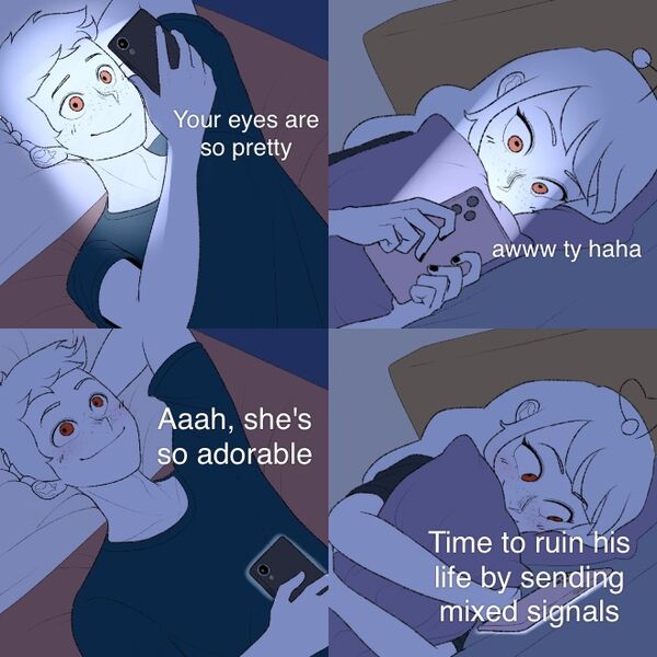 File:Couple Texting in Bed meme 1.jpg