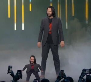 Short Keanu Reeves: blank meme template (with Keanu)