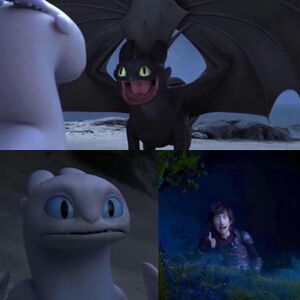 Toothless Presents Himself: blank meme template